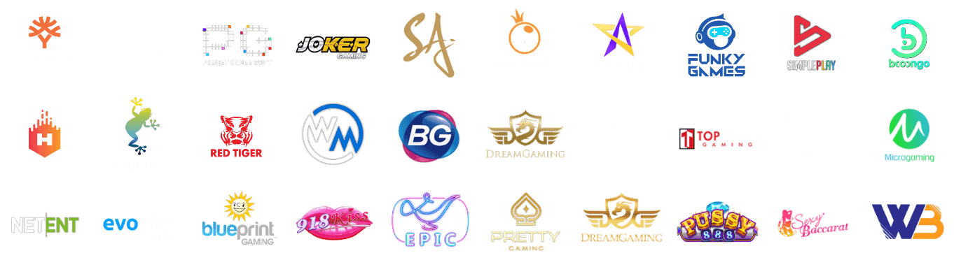 รวมโลโก้ค่ายเกมสล็อตชั้นนำบนแพลตฟอร์ม slot32one